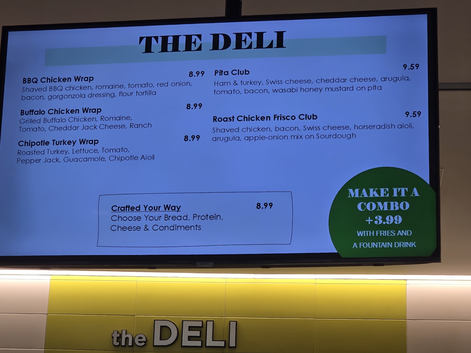 The Clubhouse at Sanctuary Park Menu