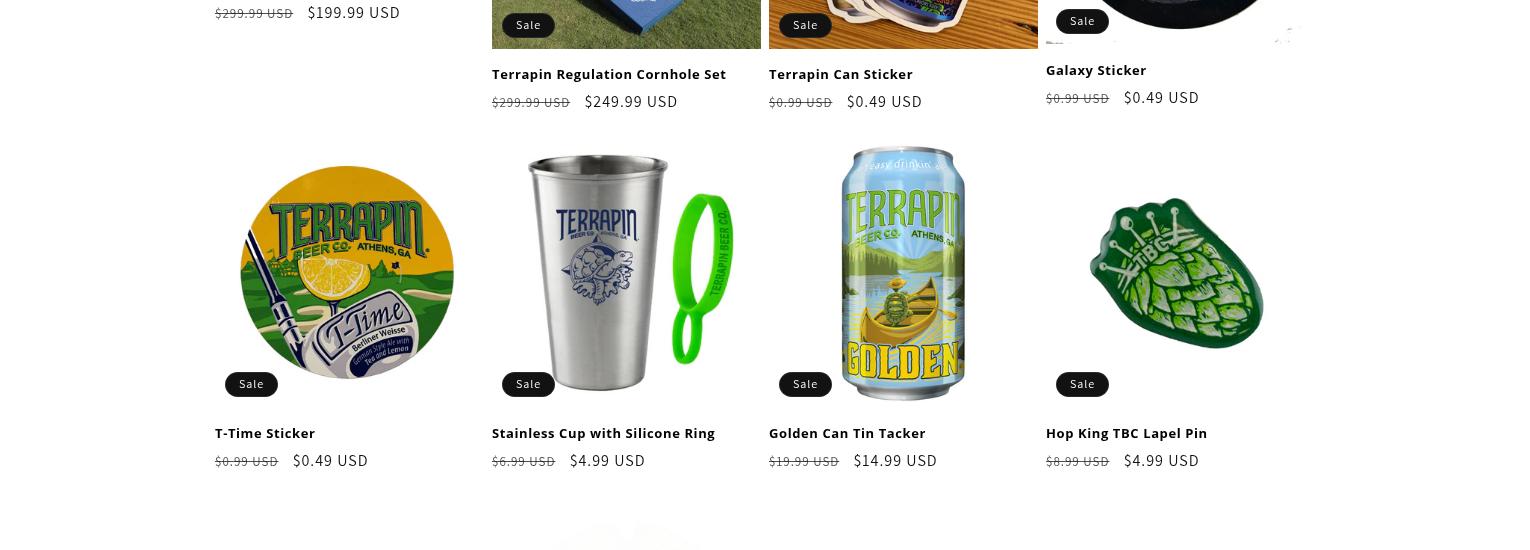 Terrapin Beer Co. Menu