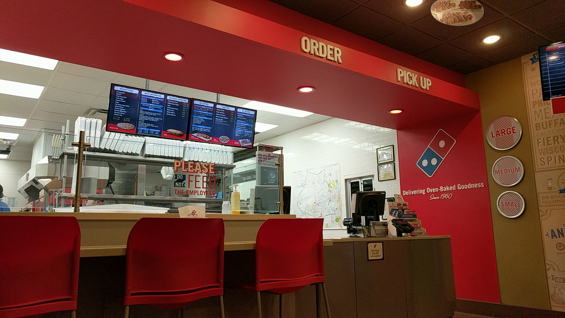 Domino's Pizza Menu
