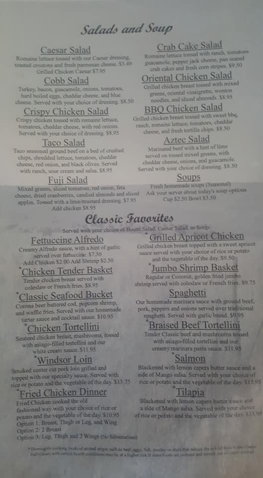 World Classics Catering Menu