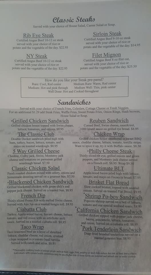 World Classics Catering Menu