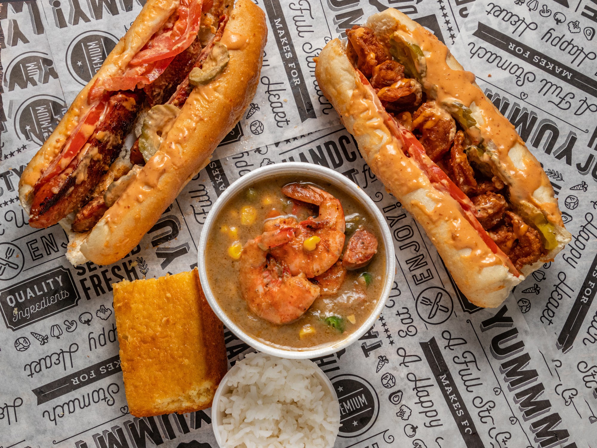 The Gumbo Gourmet Menu