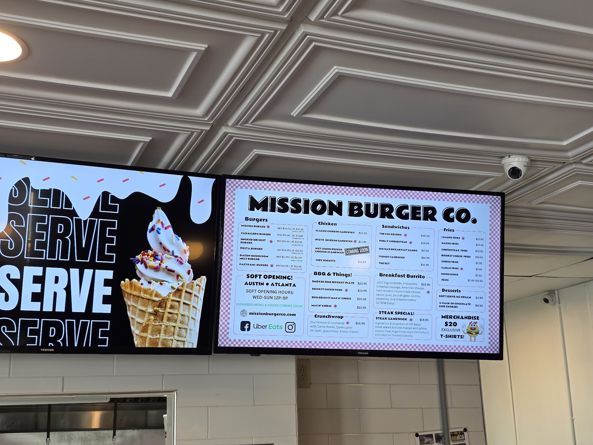 Mission Burger Co. Menu