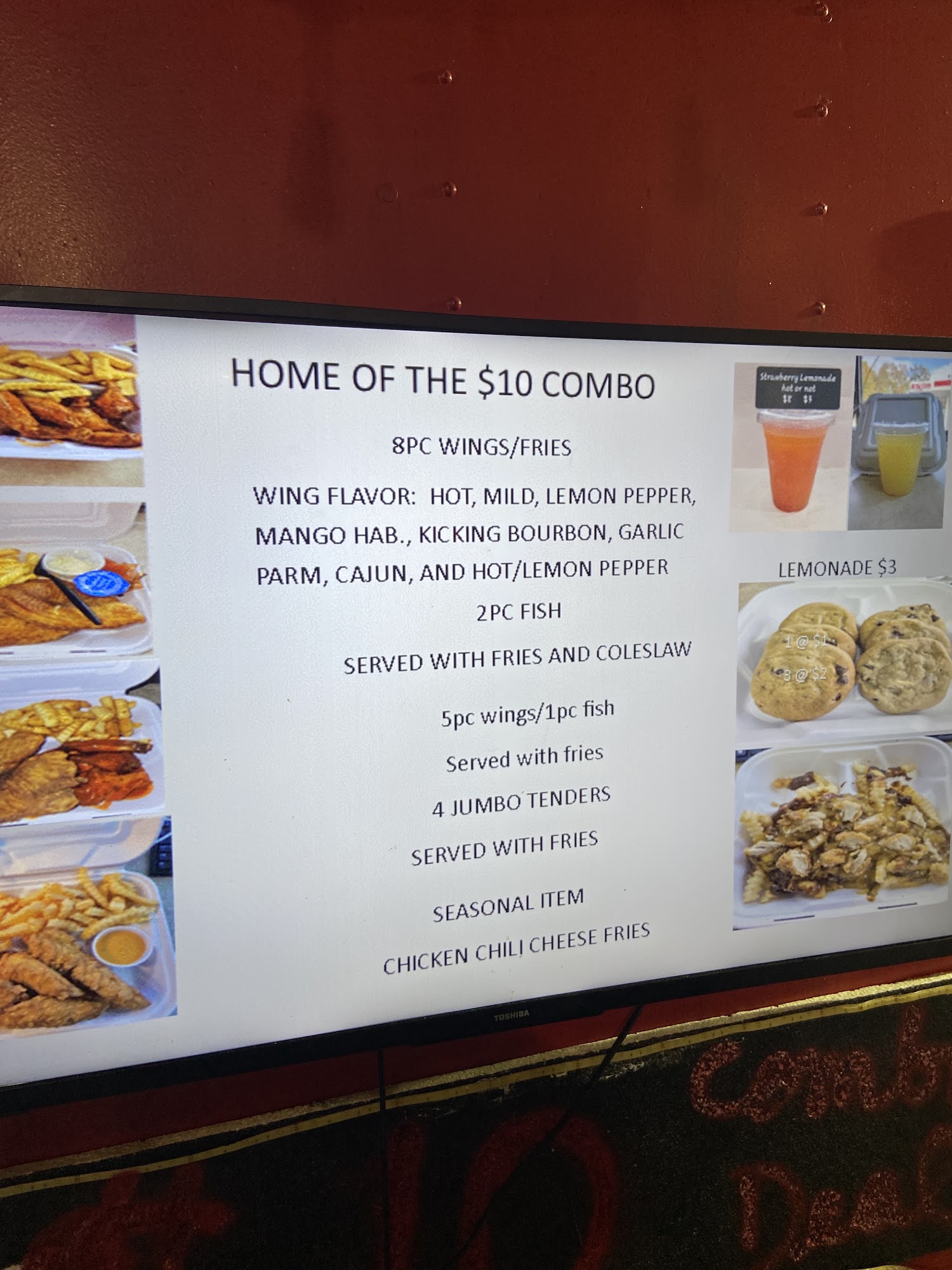 3M Chicken and More Menu