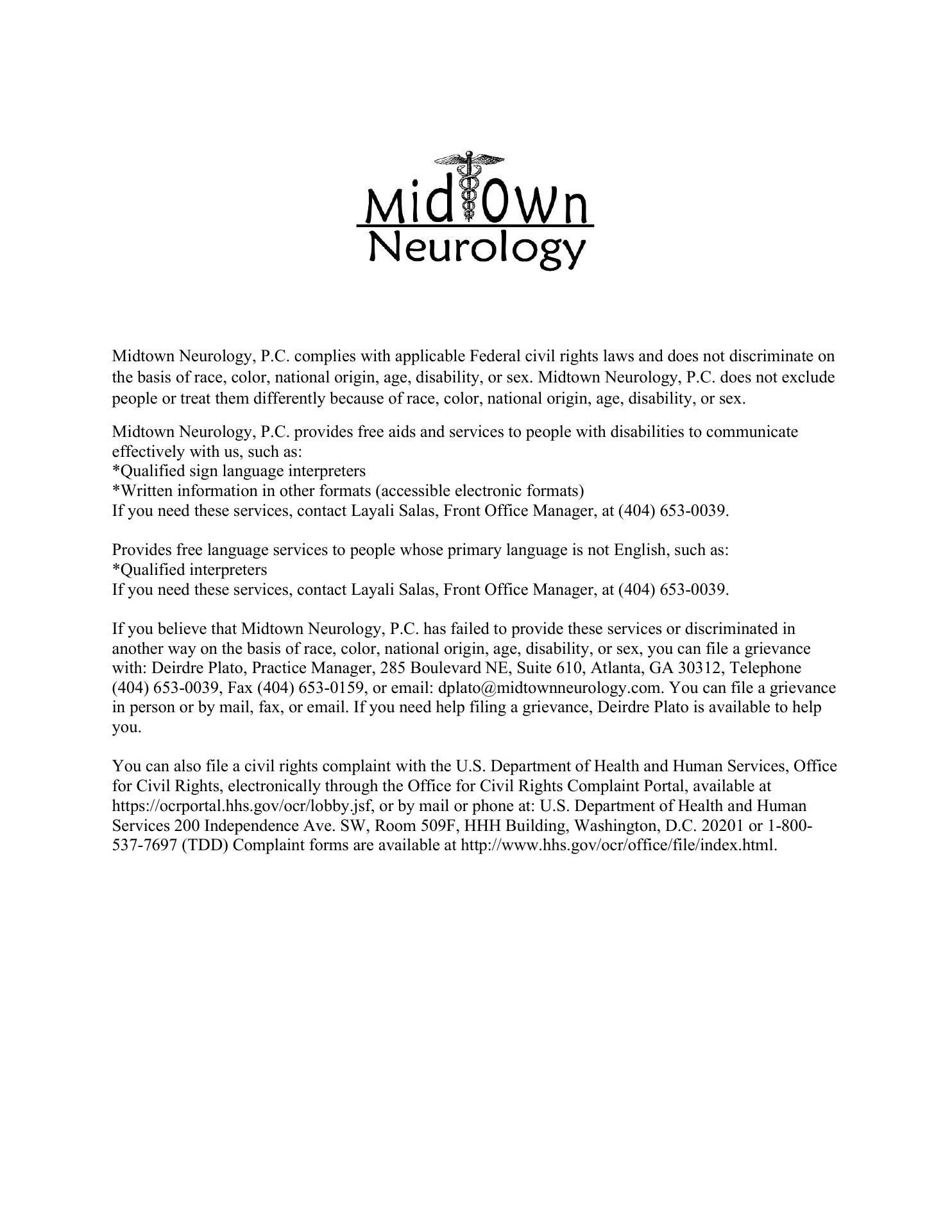 Bragg Julian A MD 285 Boulevard NE, Atlanta Georgia 30312