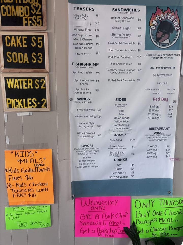 A1 Treats Menu