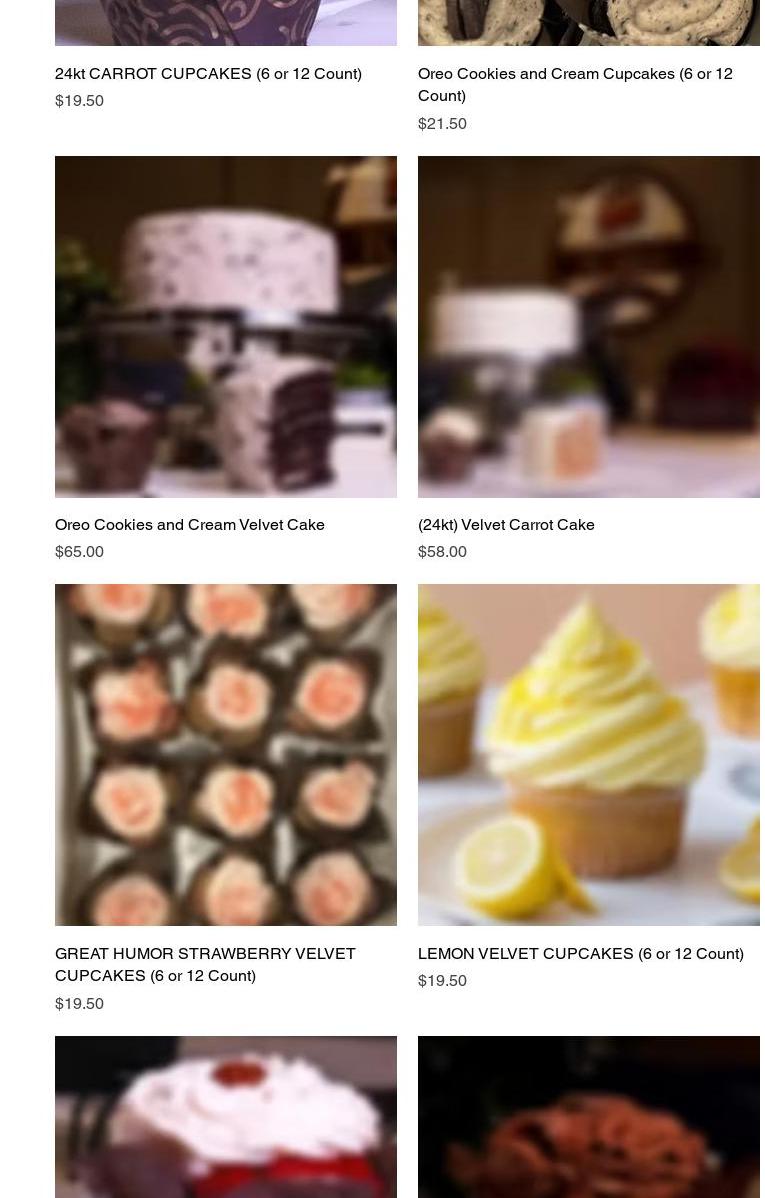 TCakes Menu