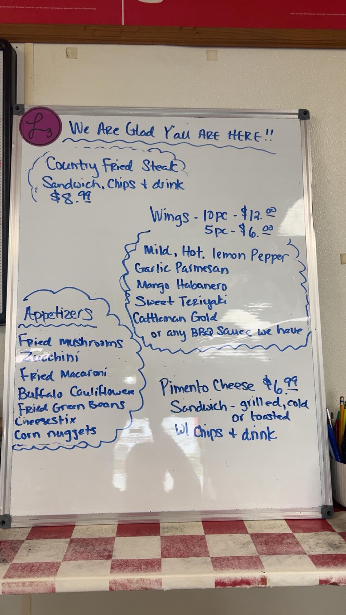 Mobley's Sandwich Shop Menu