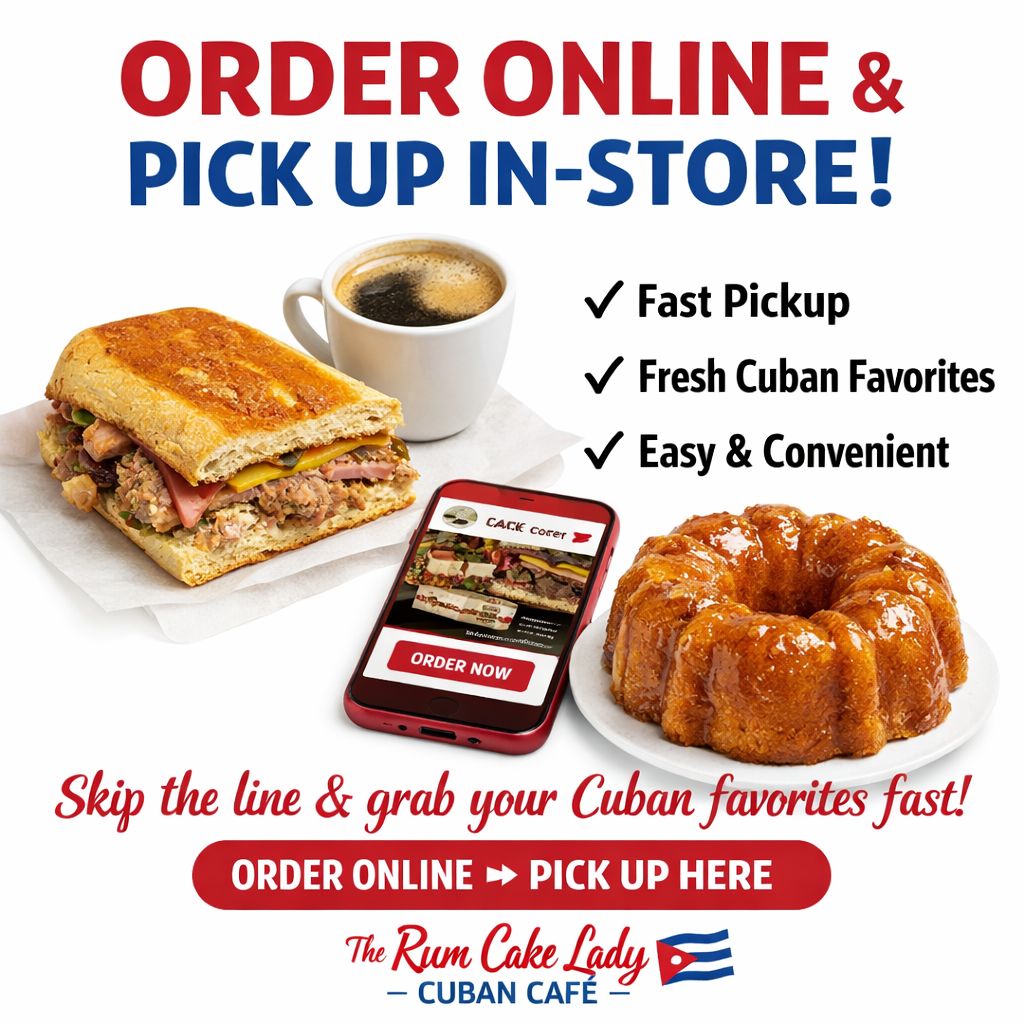 Rum Cake Lady Cuban Food Downtown Blue Ridge Blue Ridge