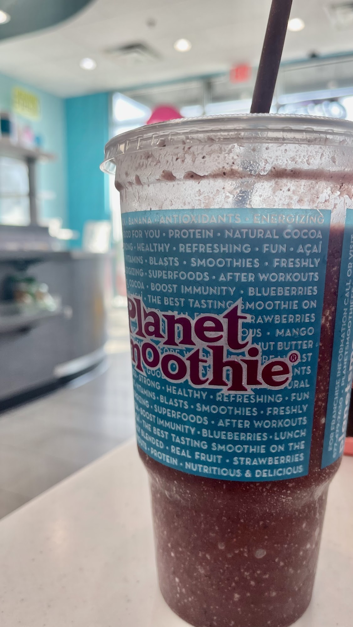 Planet Smoothie Menu