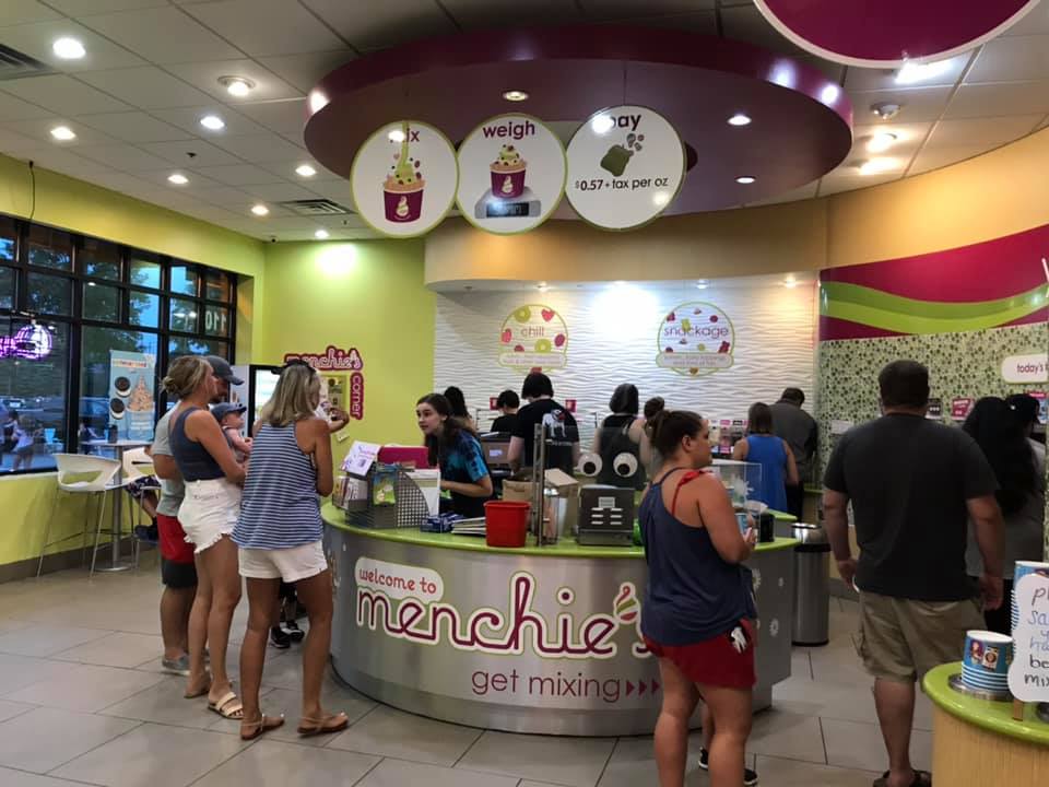 Menchie's Frozen Yogurt Menu