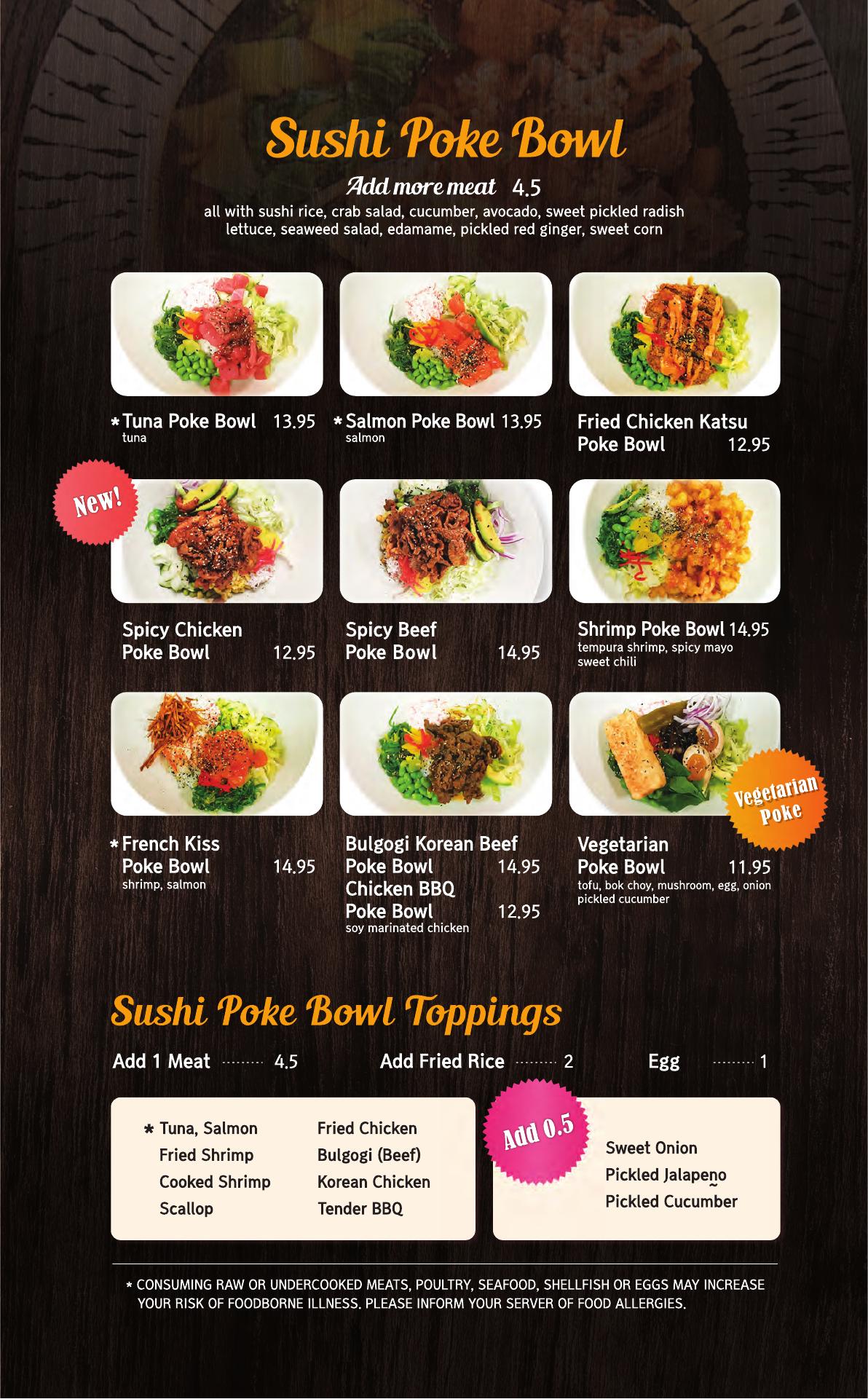 Zen Ramen & SUSHI BURRITO Menu