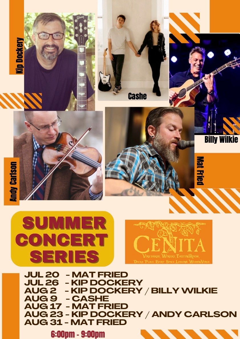 CeNita Vineyards, Winery & Tasting Room Menu