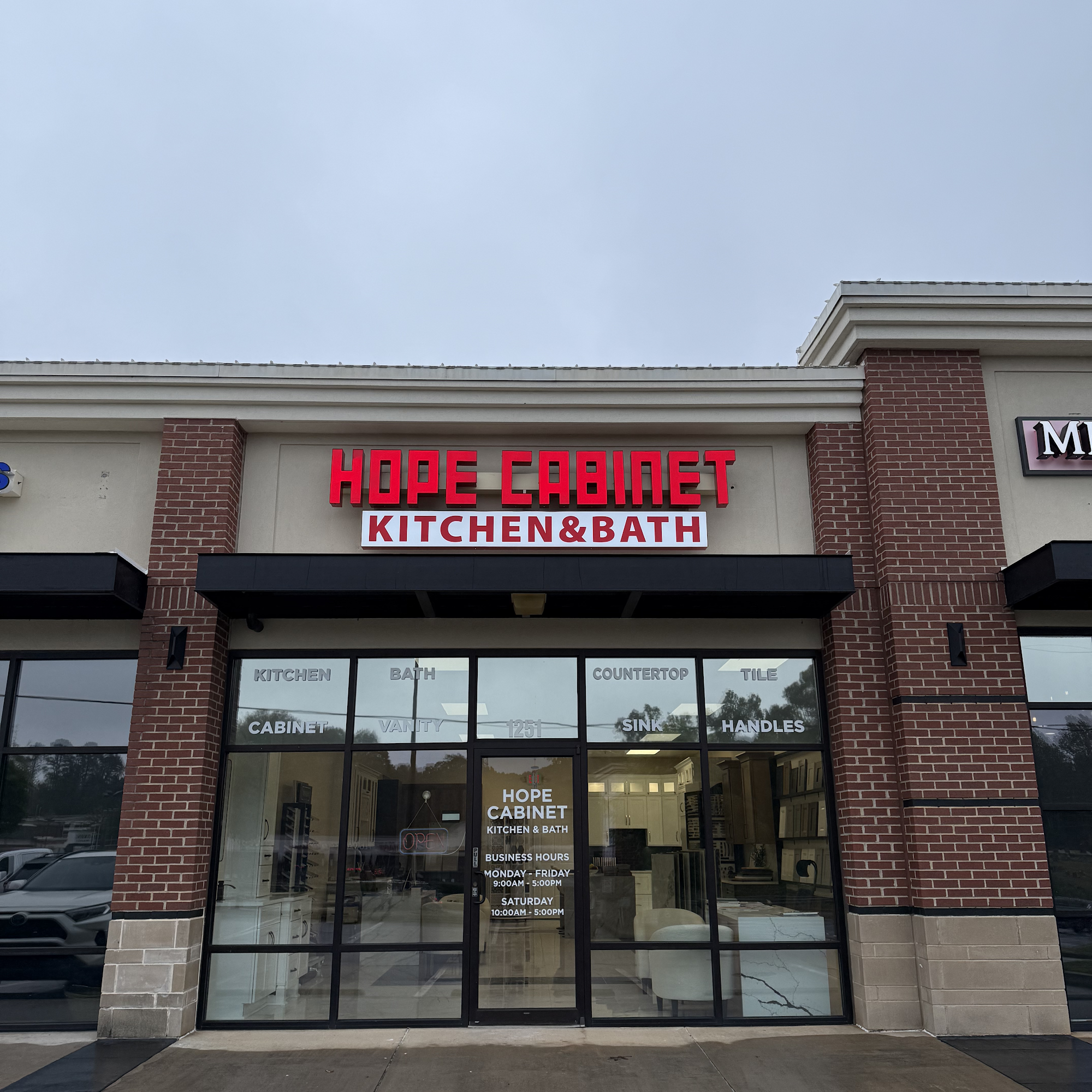 Hope Cabinet Kitchen & Bath 1251 Buford Hwy, Cumming Georgia 30041