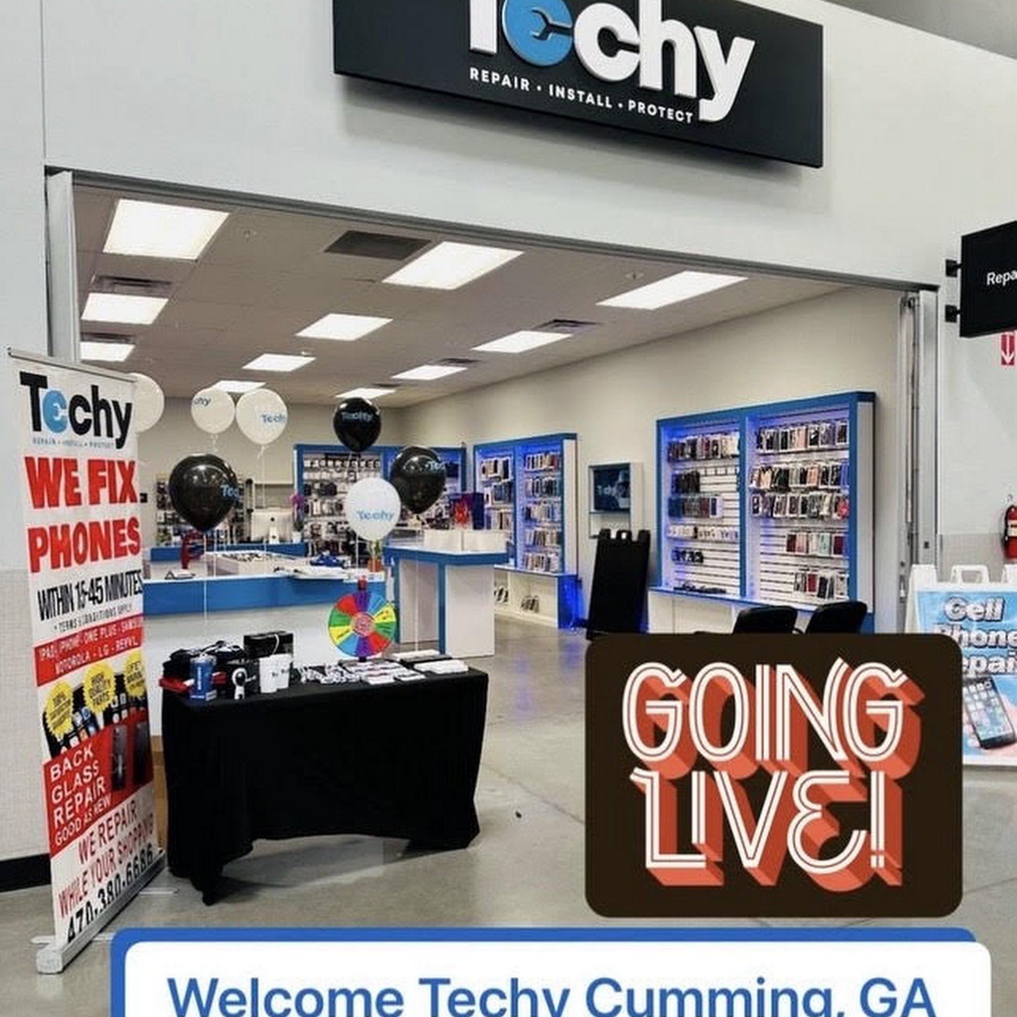 TECHY Cumming - Inside Walmart (iPhone, iPad & Android Repair) Cumming