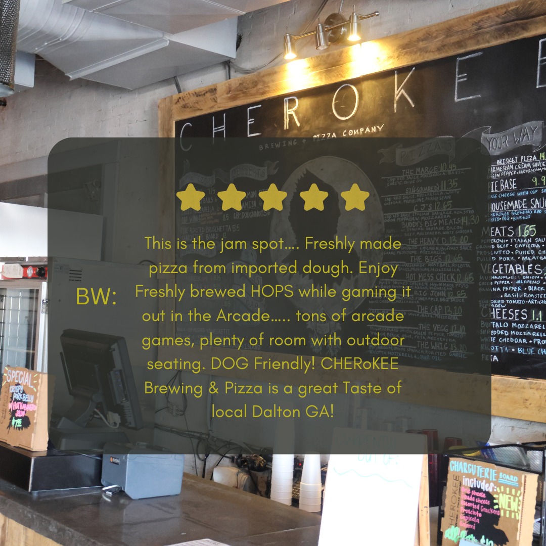 Cherokee Brewing + Pizza Company Dalton