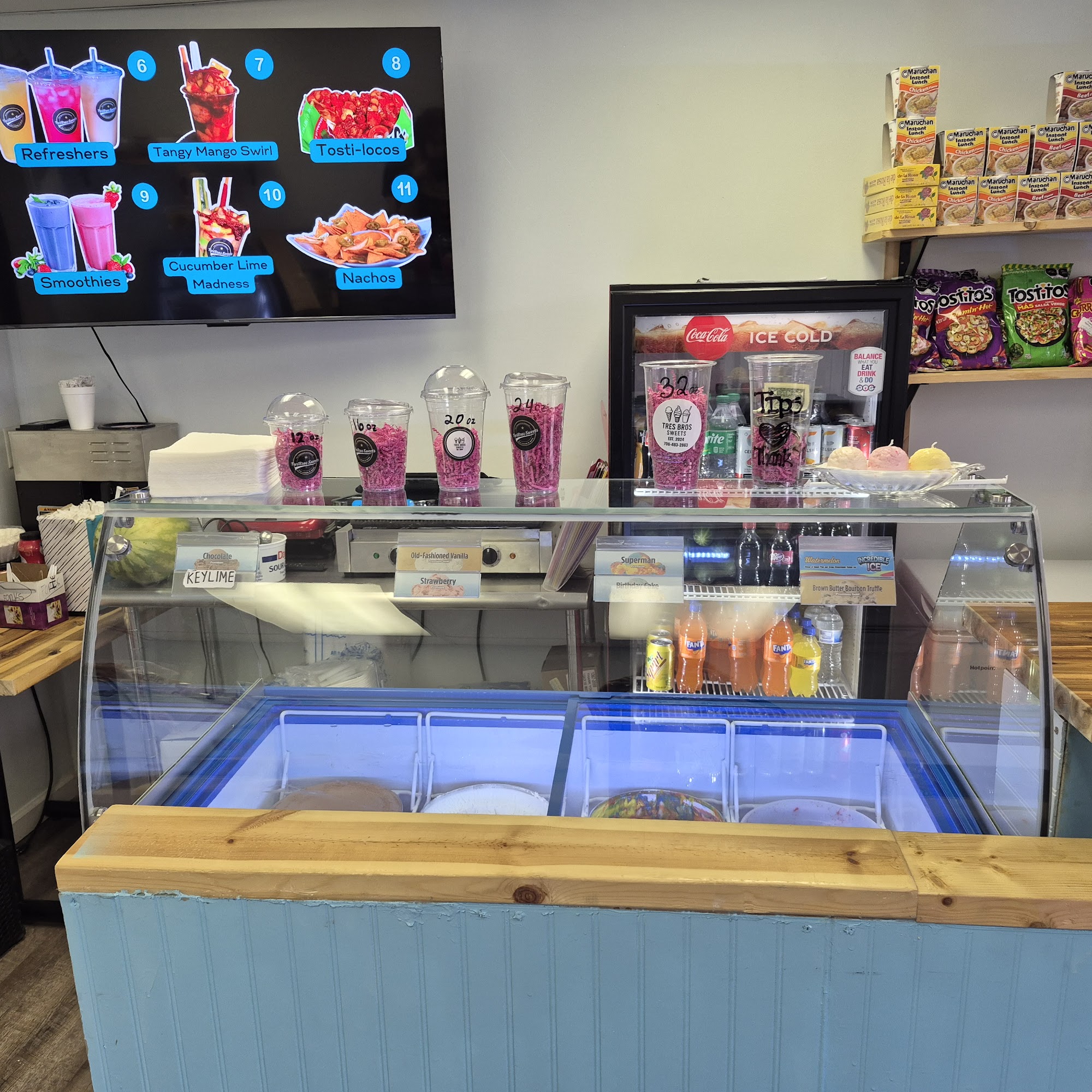 Tres Bros Sweets-N-Snacks 708 S Glenwood Ave ste 312A, Dalton, GA 30721