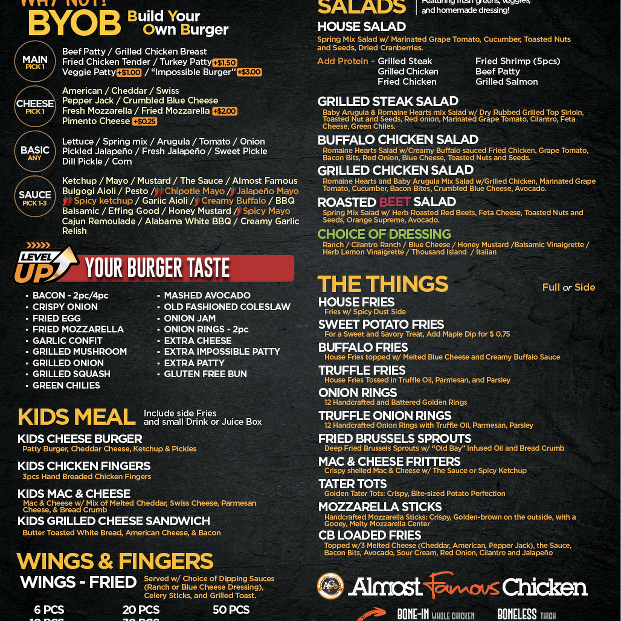 Craft Burger by Shane Duluth Menu