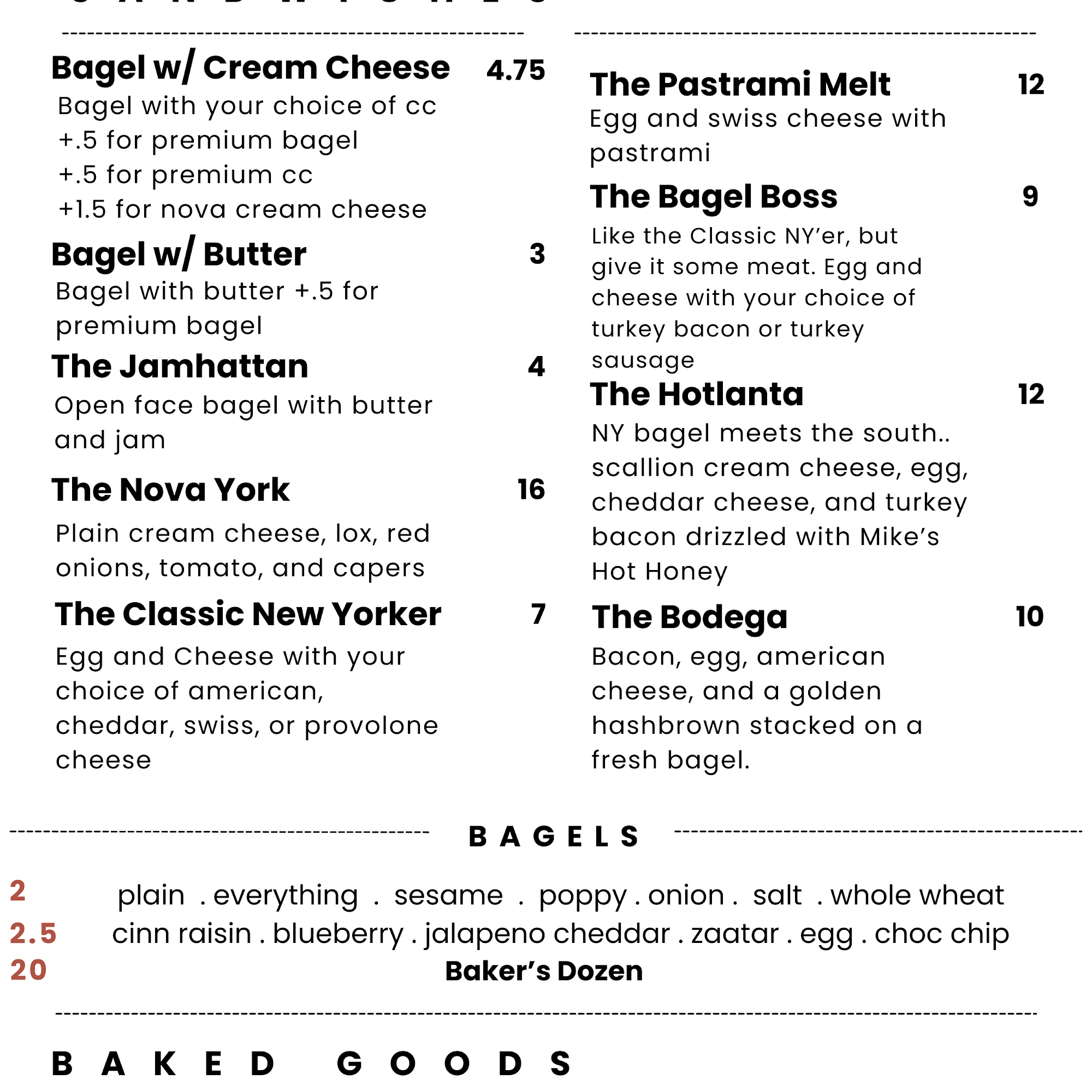 Yaba's Bagels