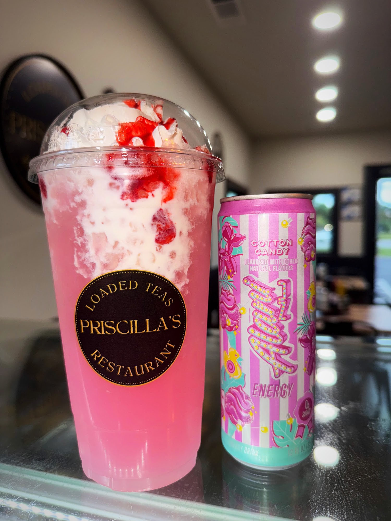 Priscilla's Restaurant and Loaded Teas Menu