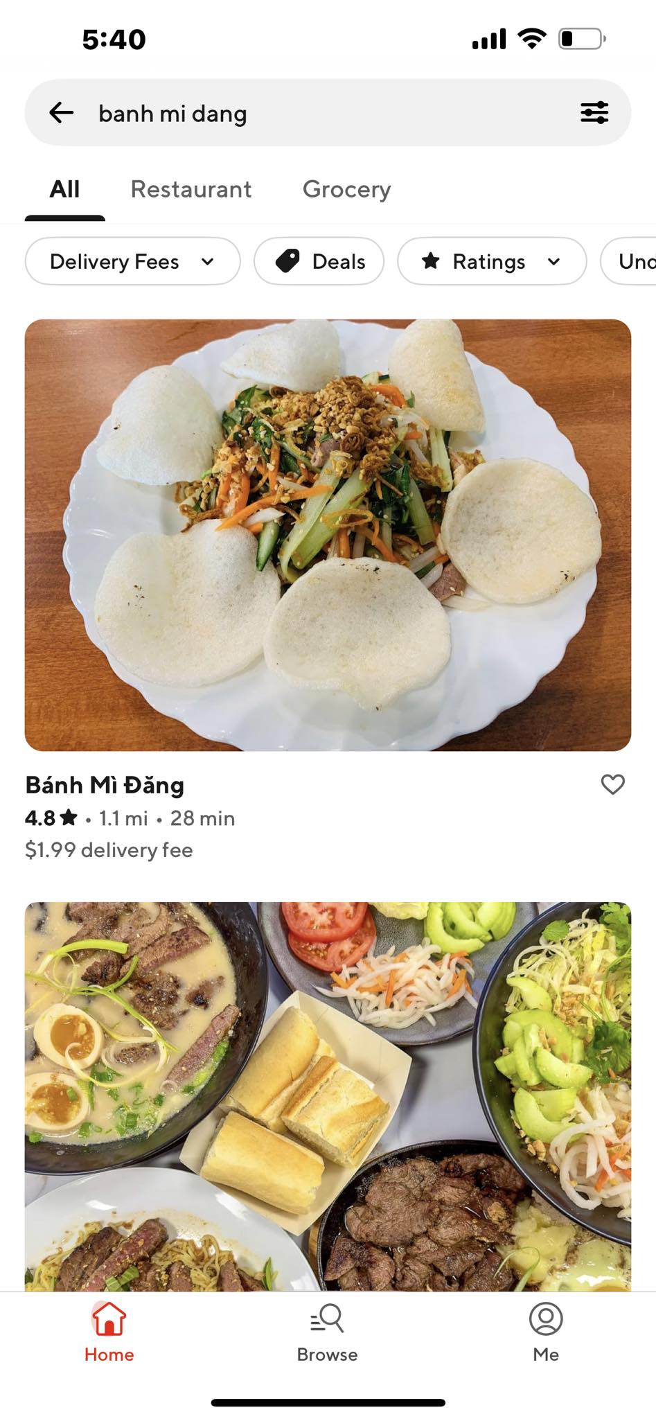 Banh Mi Dang Evans