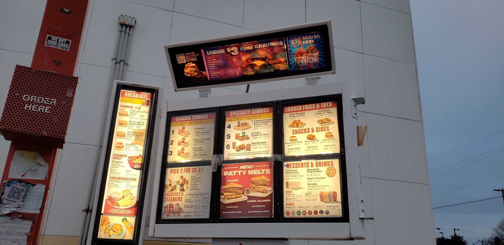 Krystal Menu