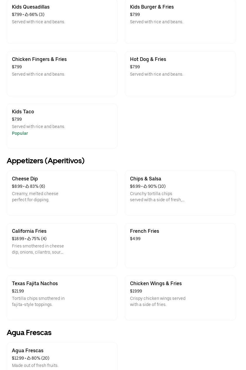 Mr. Churro Express - Carniceria La Tapatia Menu