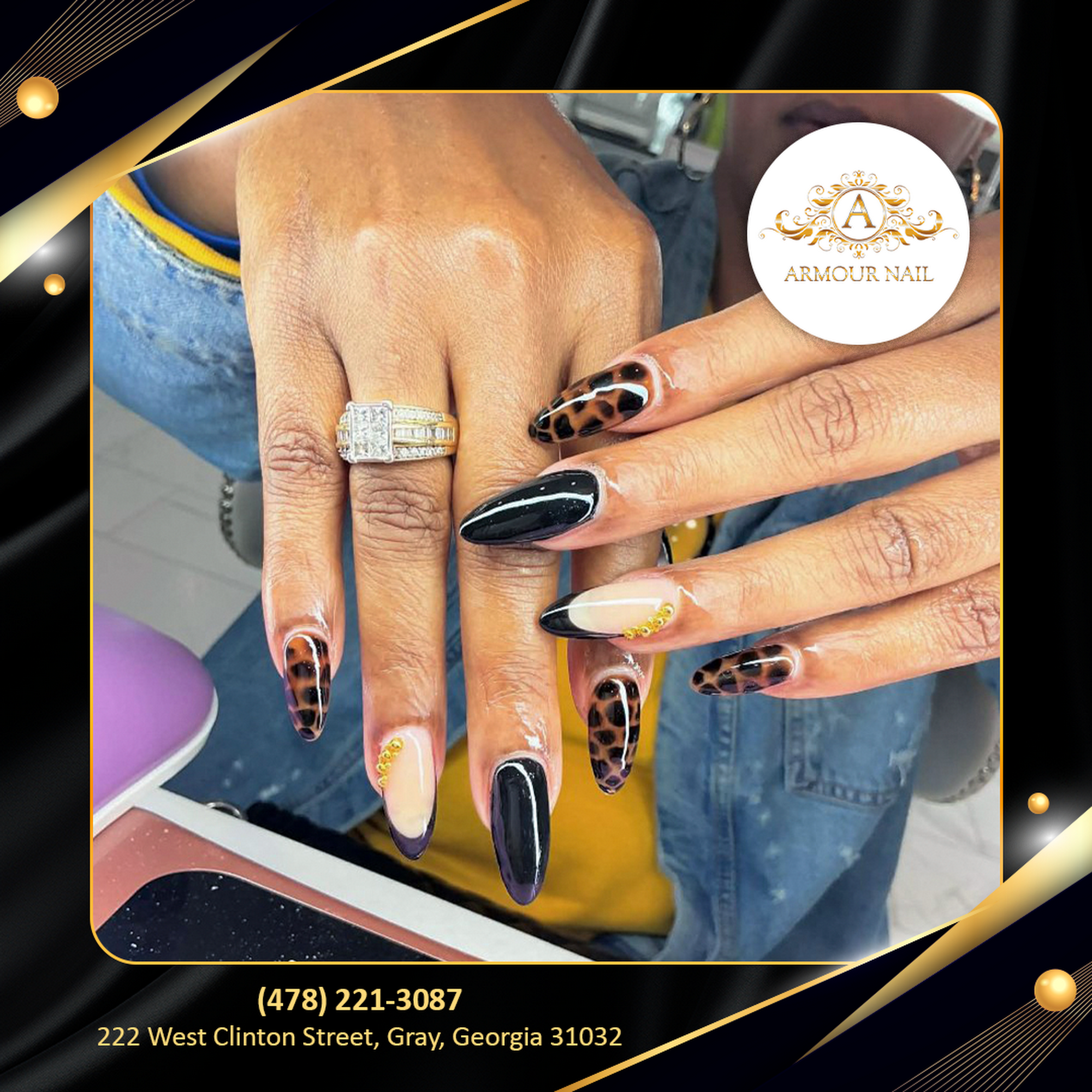 ARMOUR NAIL 222 W Clinton St suite a, Gray Georgia 31032