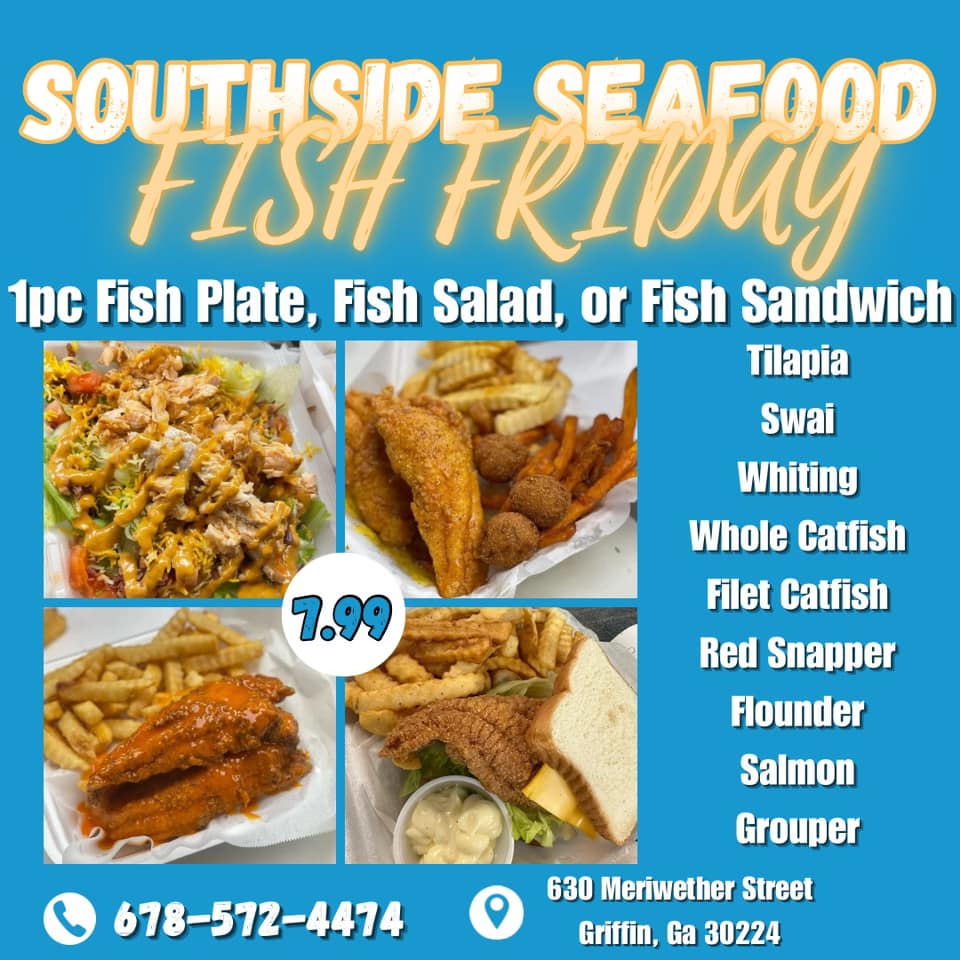 Southside Seafood Menu