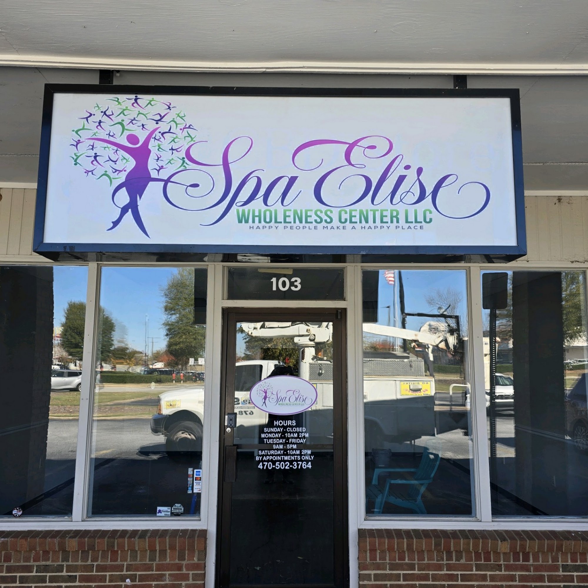 Spa Elise Wholeness Center 1435 N Expy #103, Griffin Georgia 30223