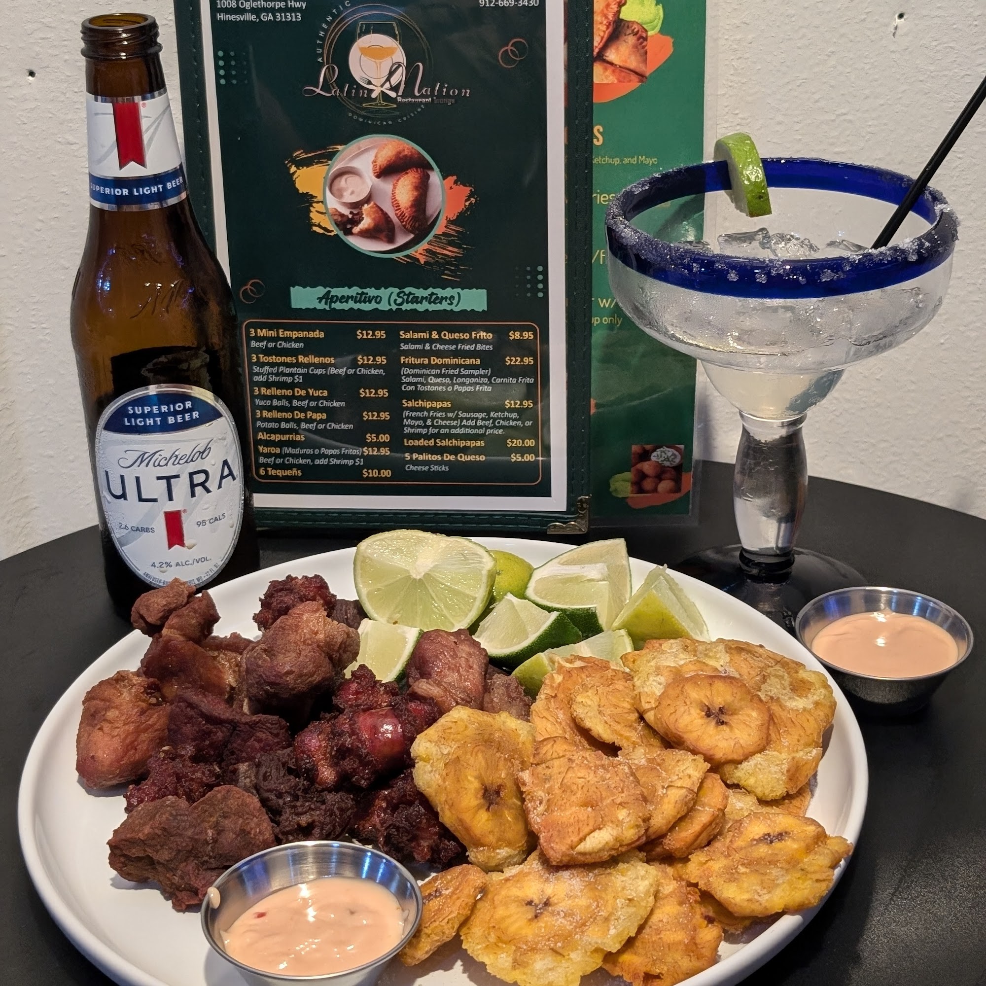 Latin Nation Menu