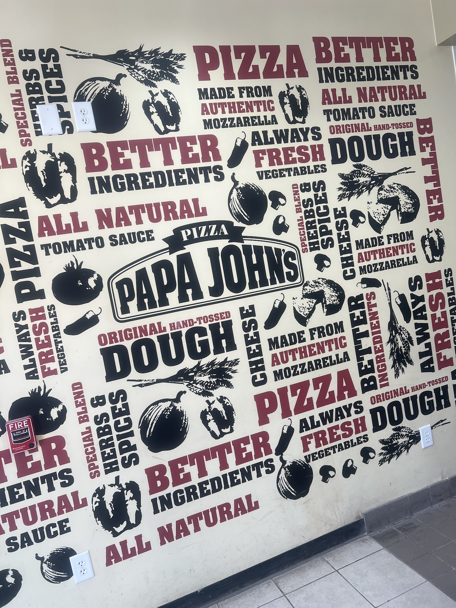 Papa Johns Pizza Menu