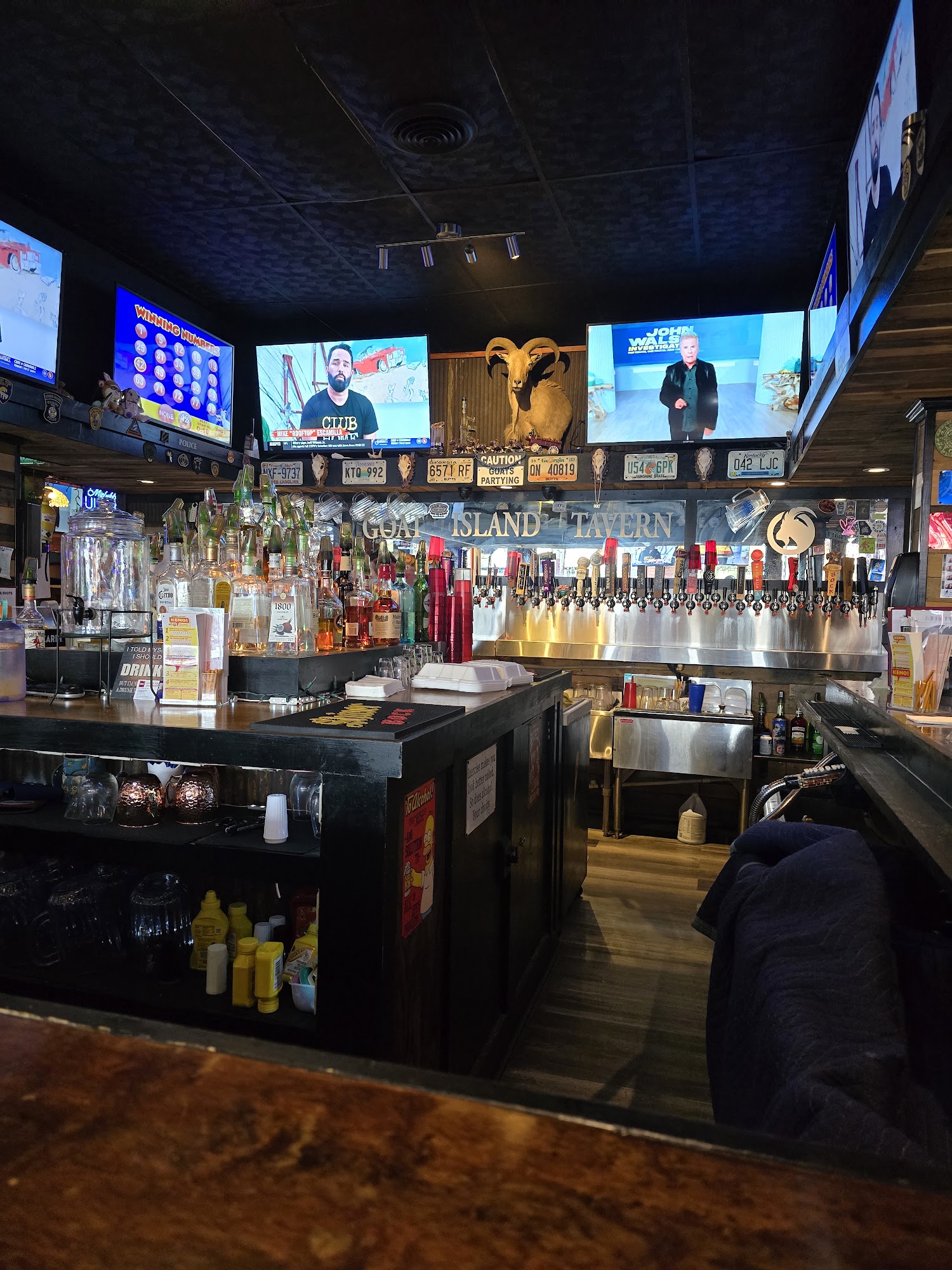 The Goat Island Menu