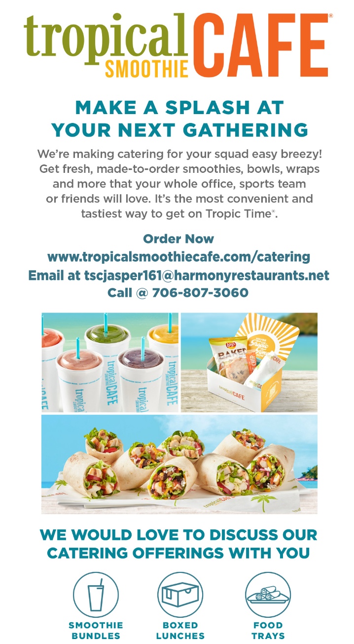 Tropical Smoothie Cafe Menu