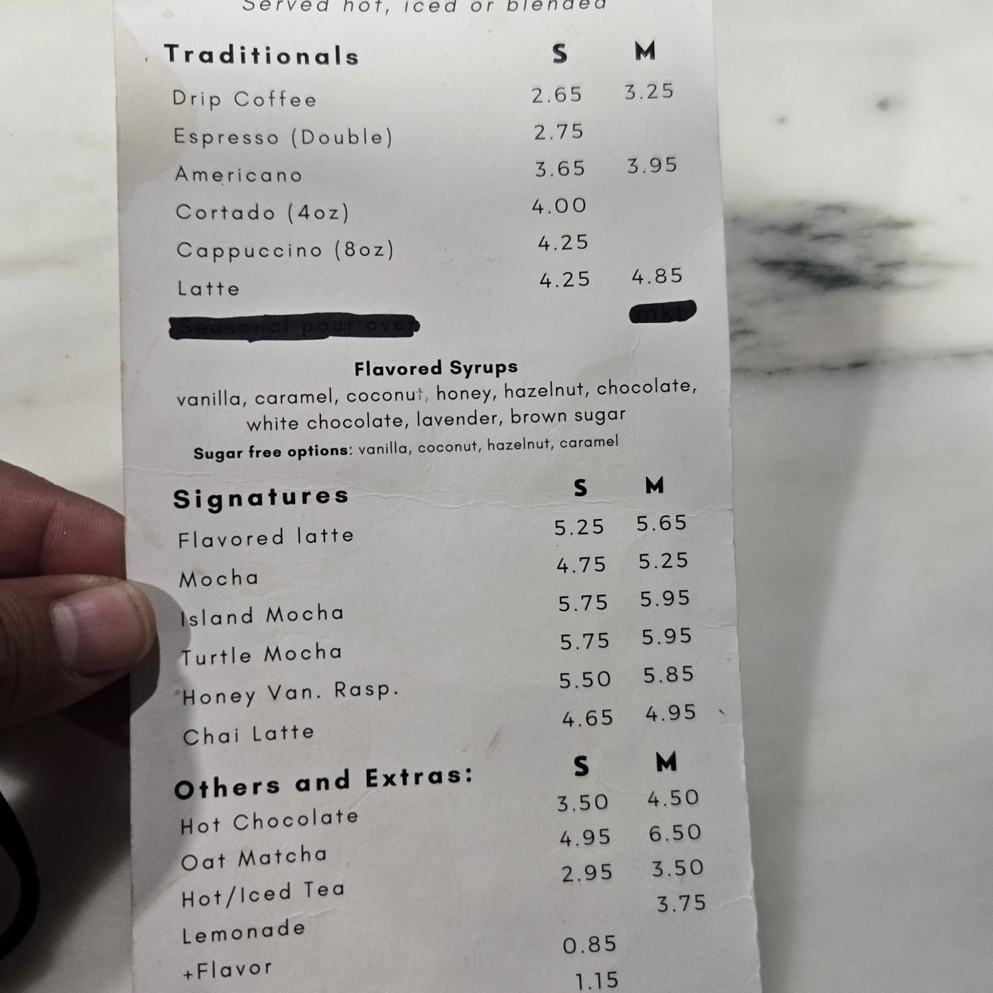 Wake Up Coffee Company Menu