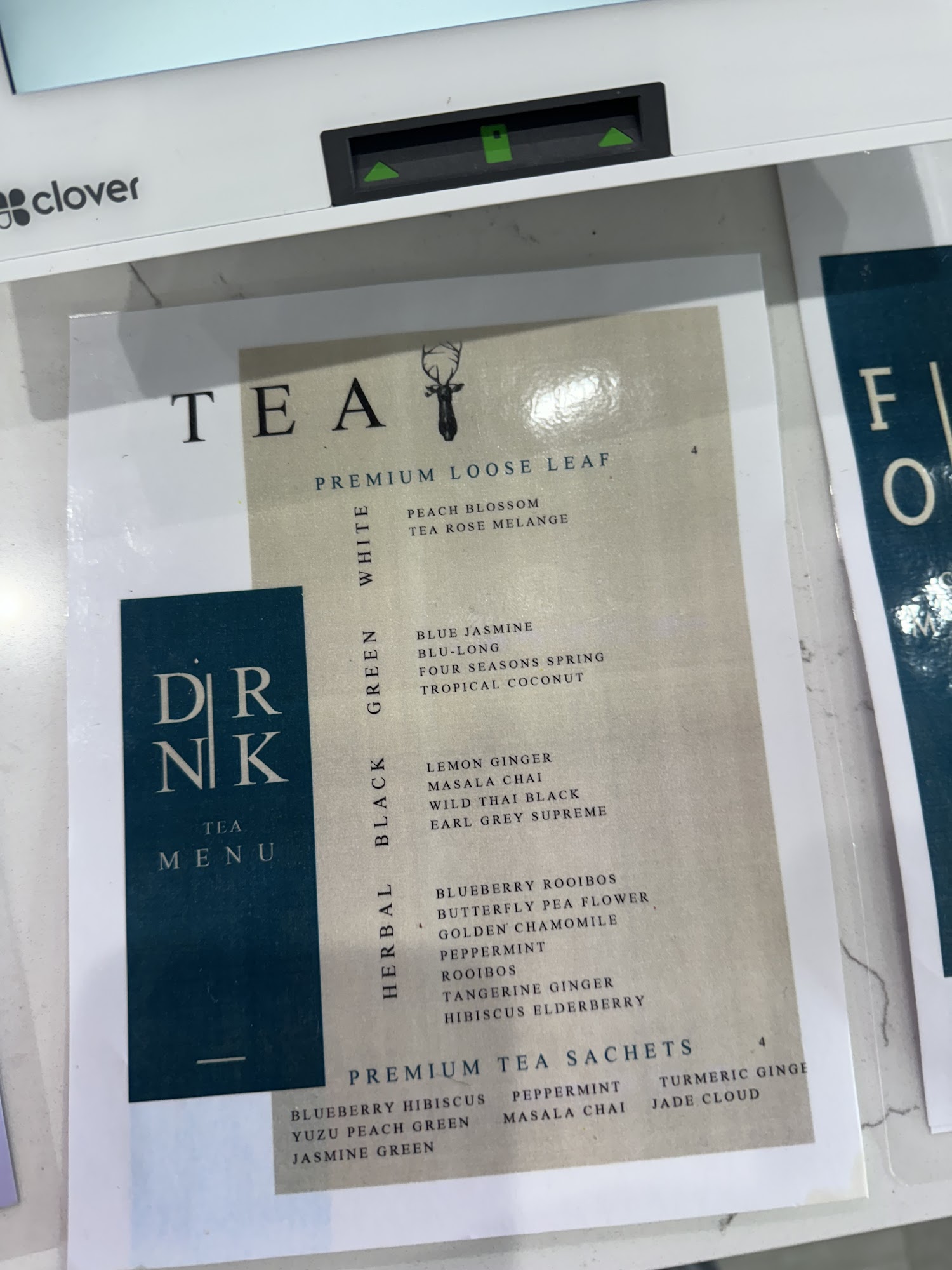 State + Jones Coffee Menu