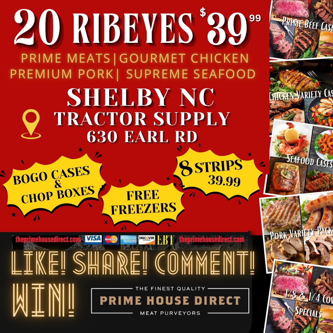 Premium Meat & Seafood Menu