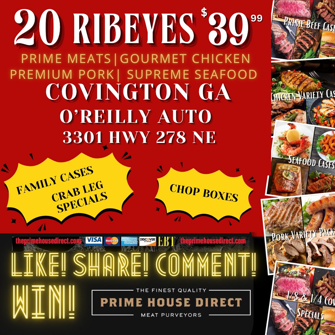 Premium Meat & Seafood Menu