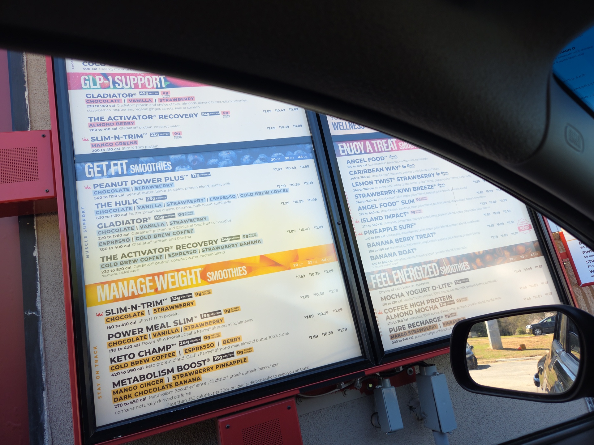 Smoothie King Menu