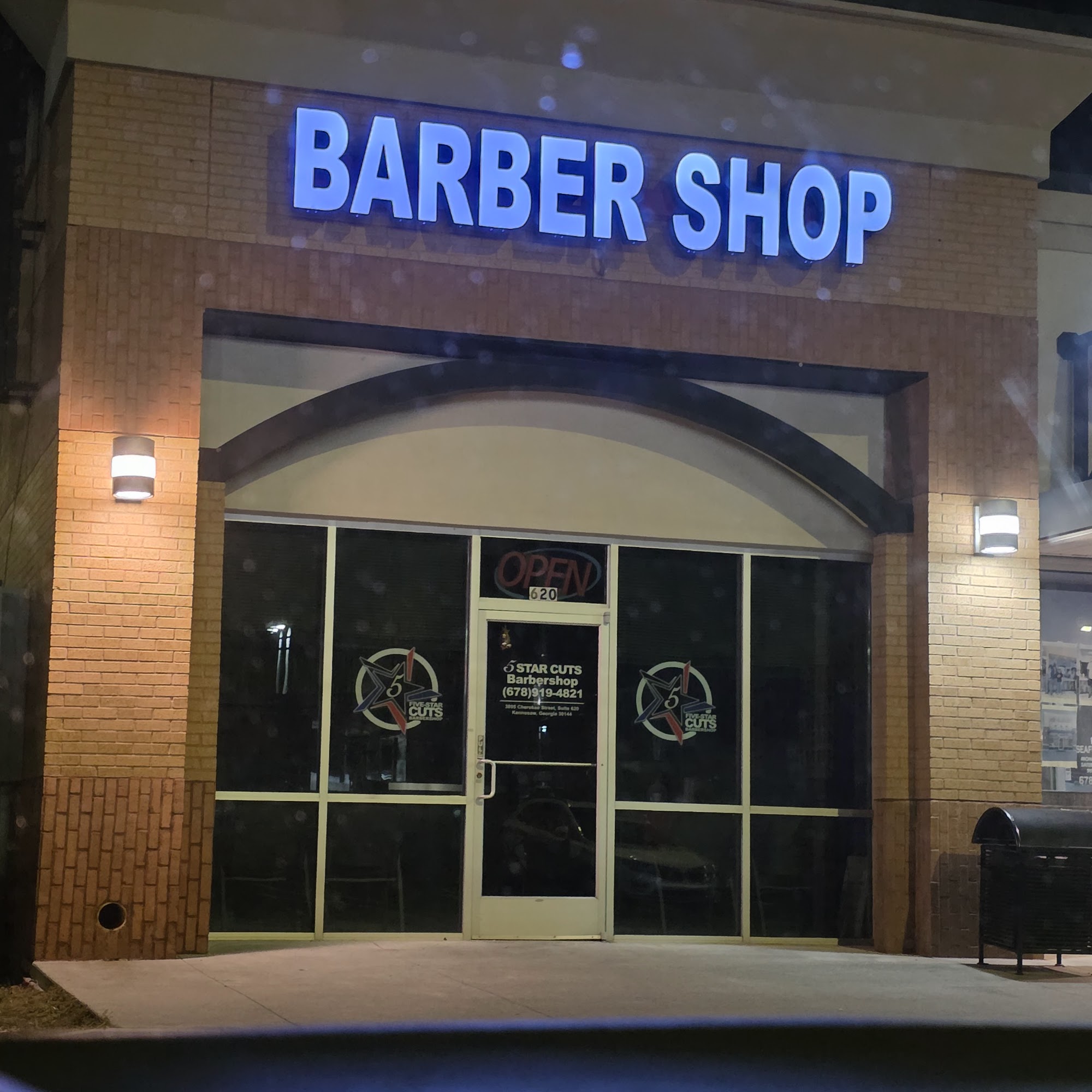 5 Star Cuts Barber Shop 3895 Cherokee St NW Ste 620, Kennesaw Georgia 30144