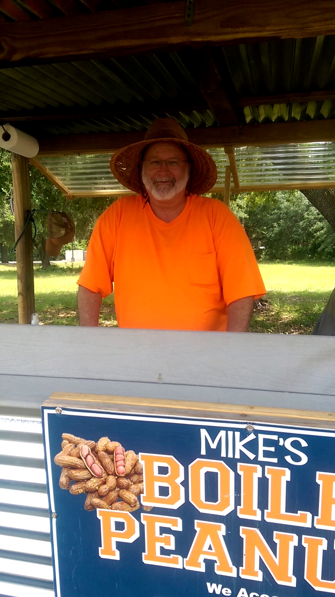 Mike's Boiled Peanuts Wagon Menu