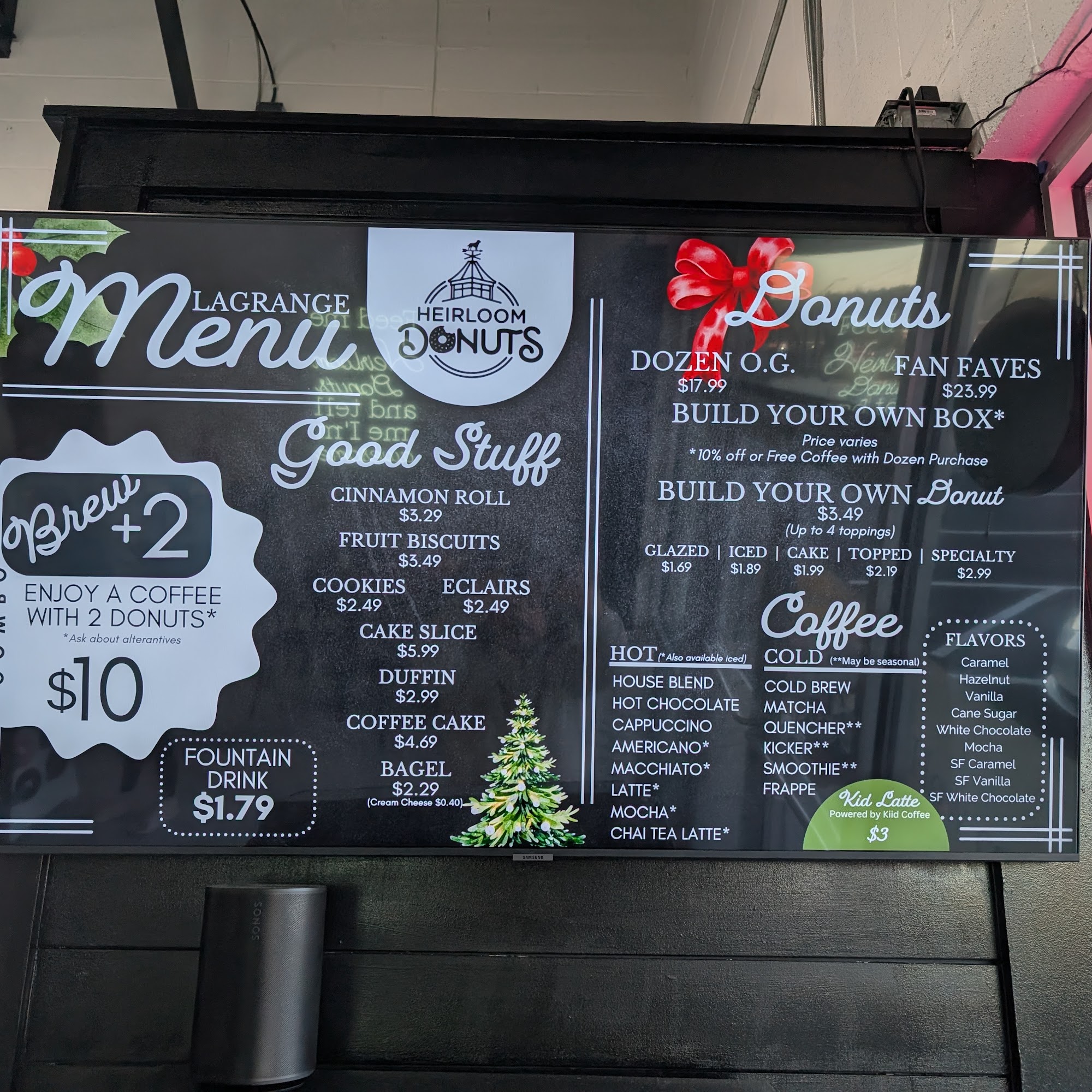 Heirloom Donuts - DRIVE THRU Menu