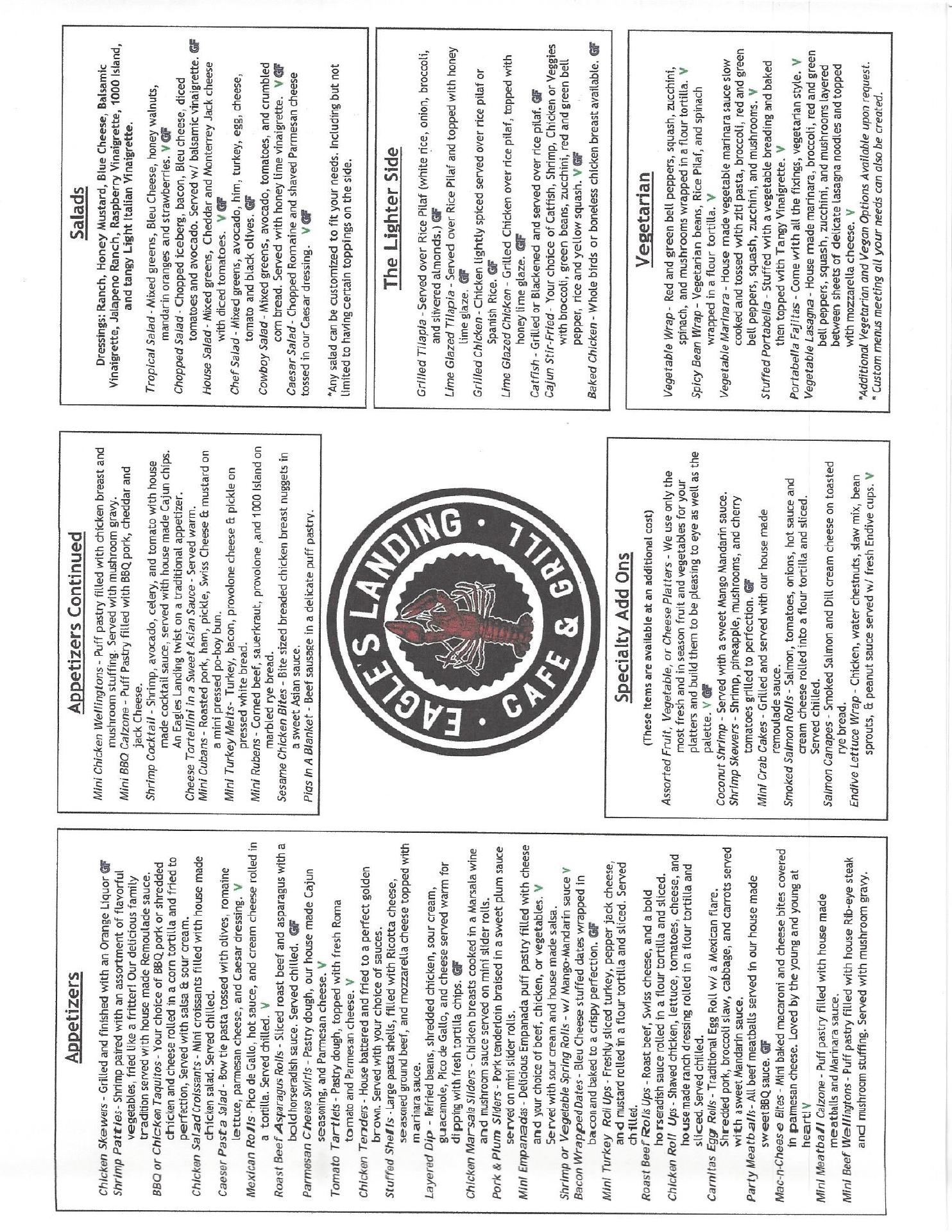 Eagle's Landing Catering 3001 River Dr SW, Lawrenceville