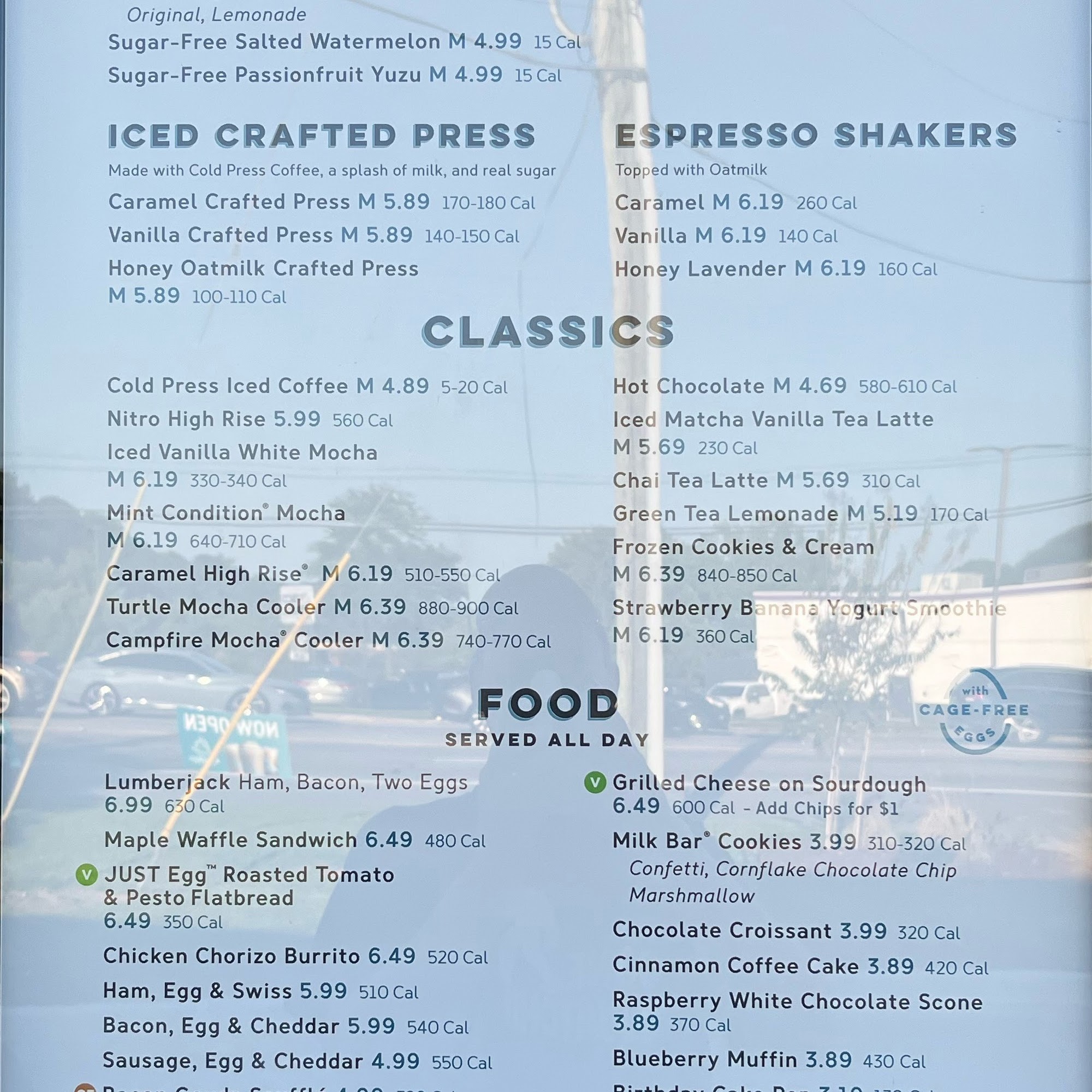 Caribou Coffee Menu