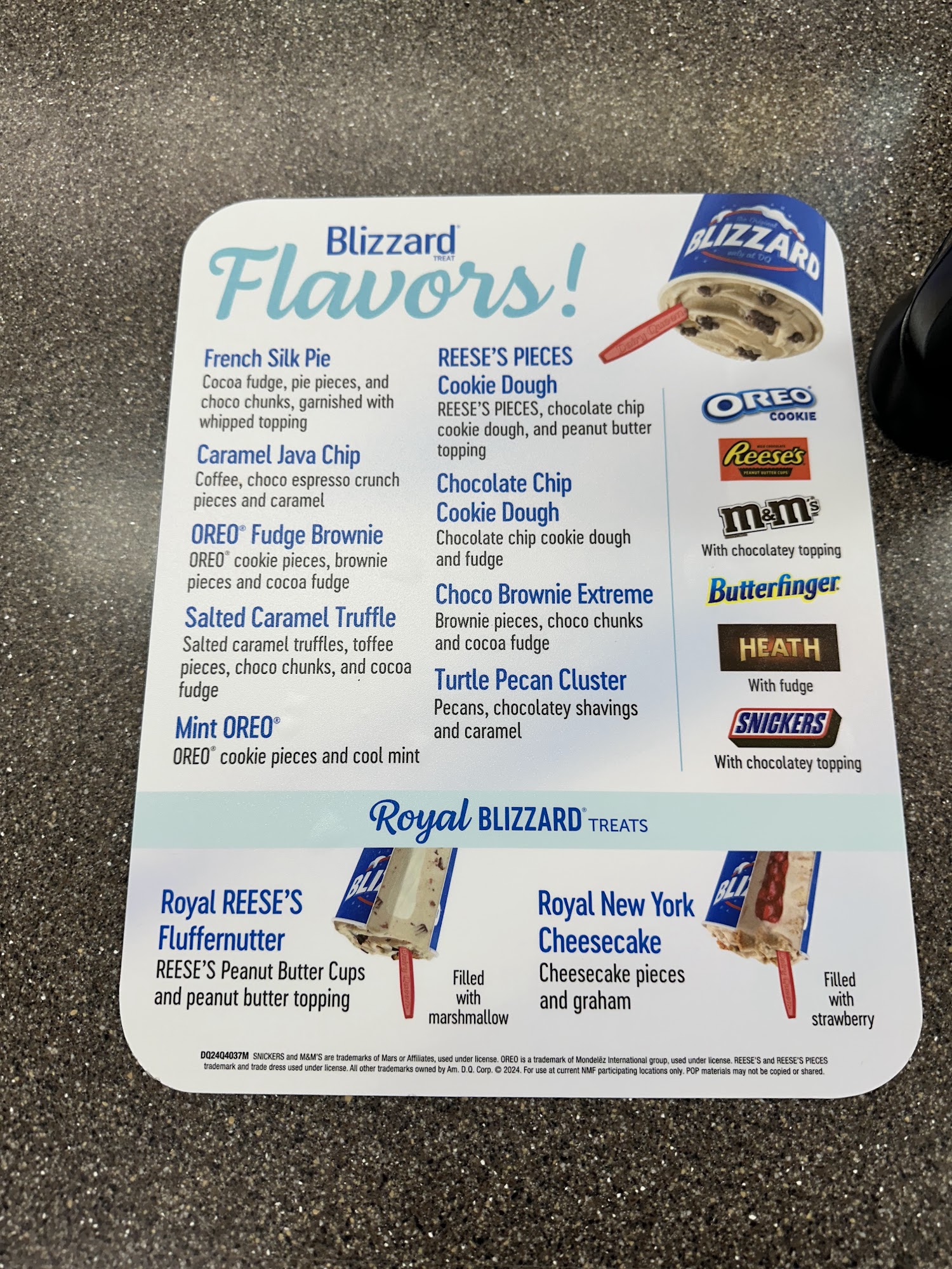 Dairy Queen Grill & Chill Menu