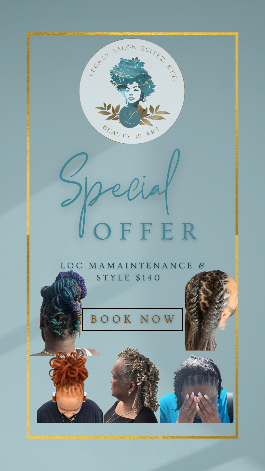 Legazy Salon Suitez, Etz