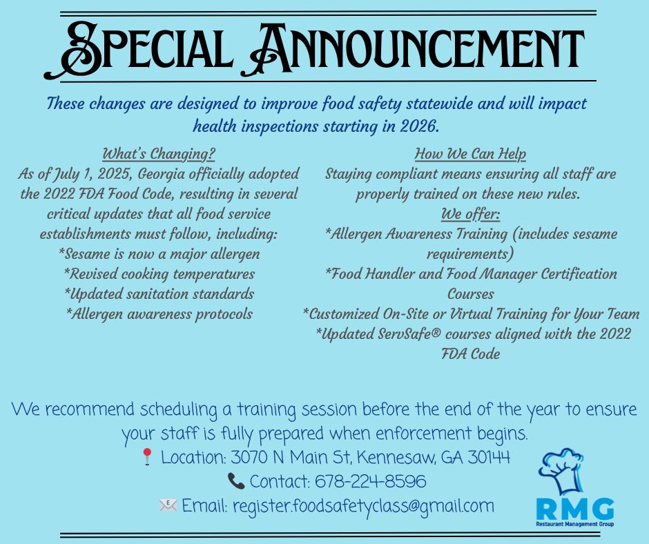 RAA Restaurant Management Group Inc.