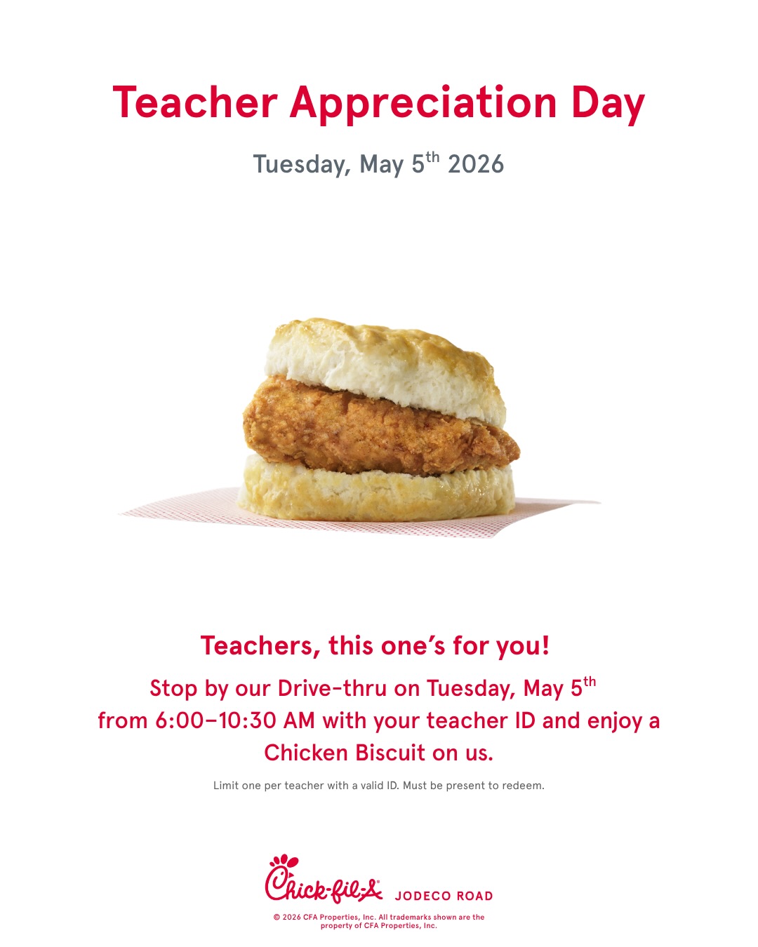 Chick-fil-A Menu