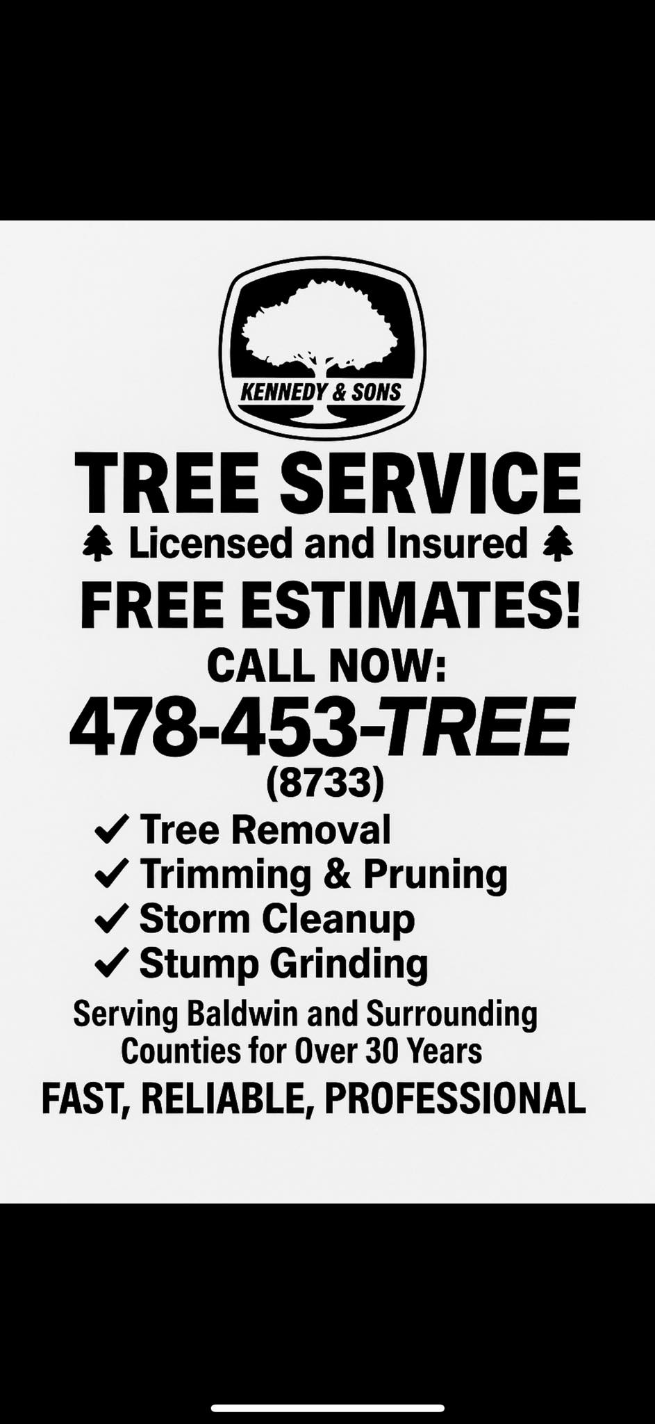 Kennedy & Sons Tree Service