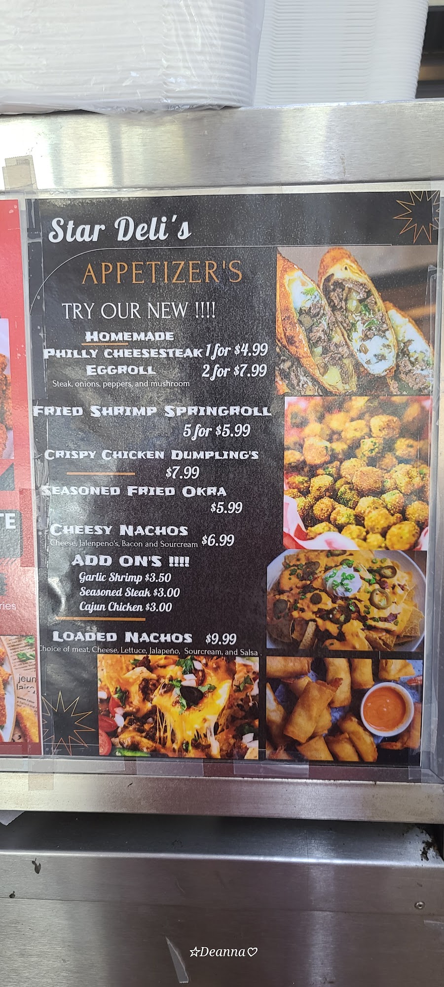 Silver Star Deli Menu